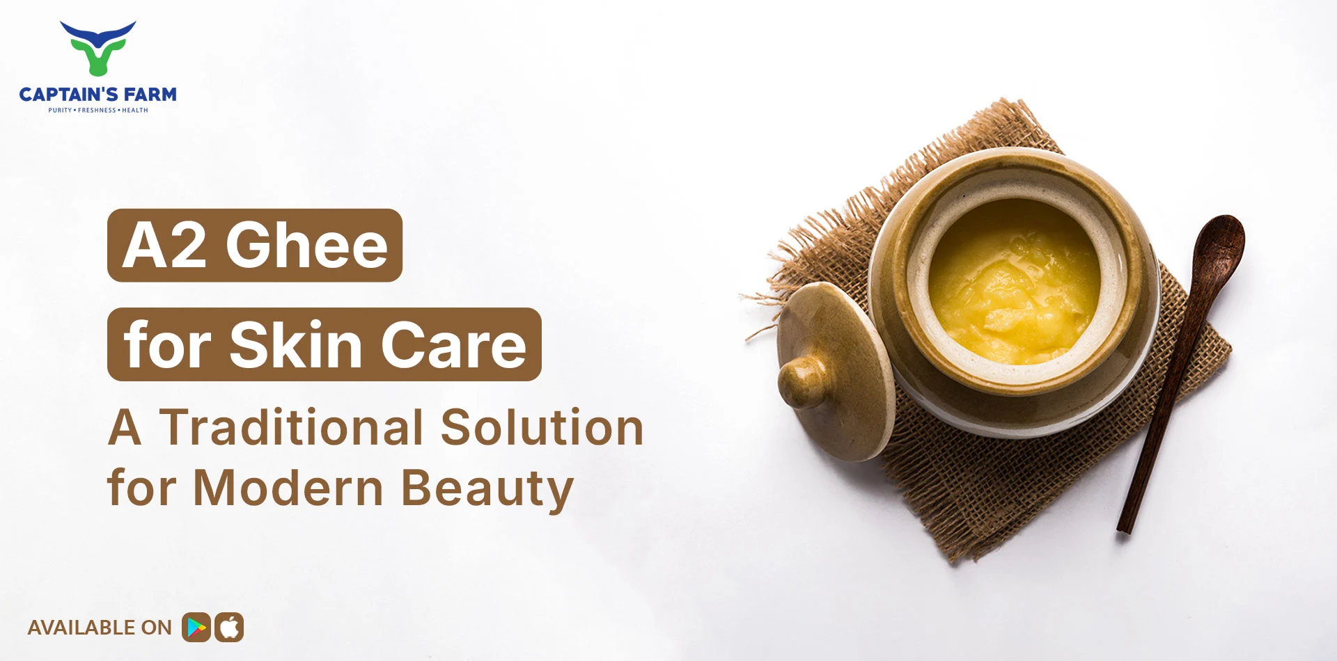 A2 ghee for skin care