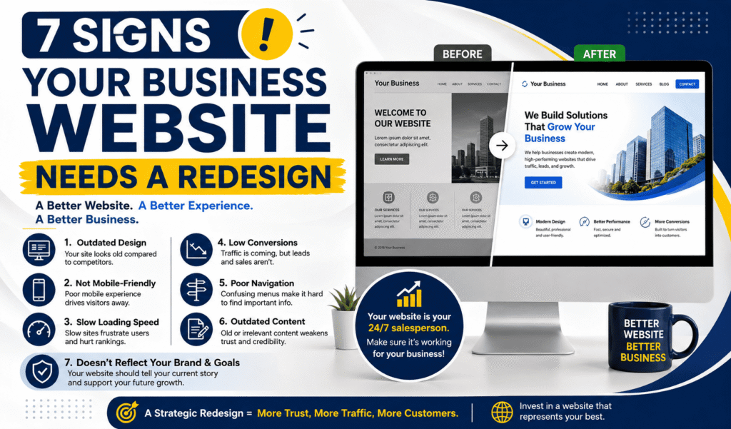 7 Signs Your Business Website Needs a Redesign